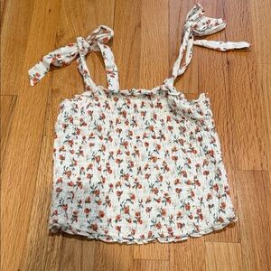 Abercrombie & Fitch Peach Smocked Top